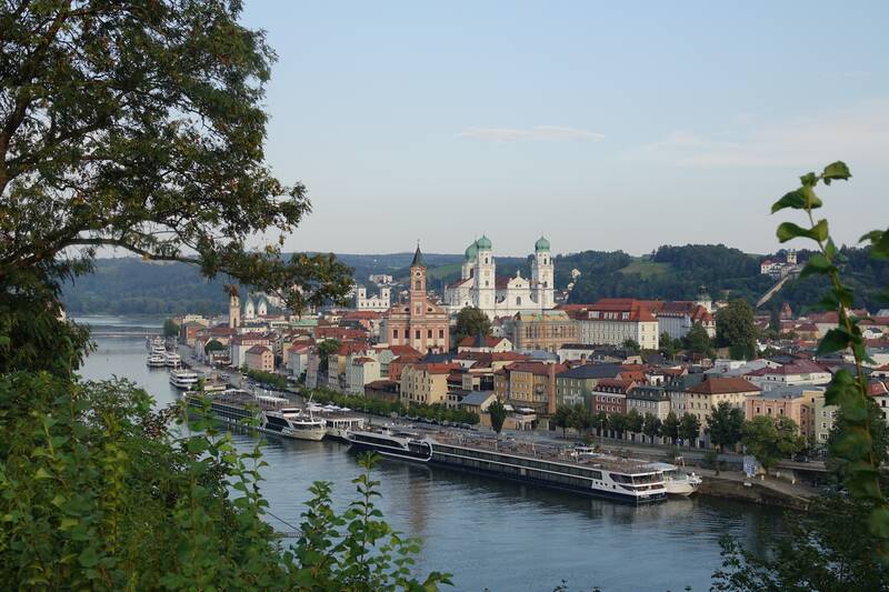 passau, city, danube